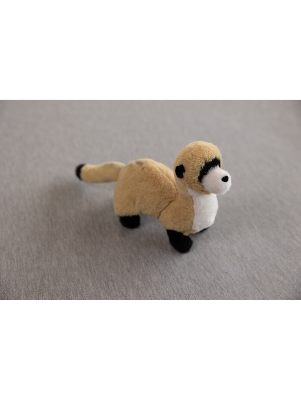 Douglas plush Dapper the black footed ferret stuffed animal tan cream black